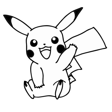 picachu para colorir|Desenhos de Pikachu para imprimir em A4 